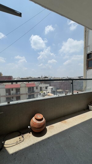 Balcony in 3 BHK Builder Floor at Palm Residency Chhatarpur, Chattarpur – for Sale