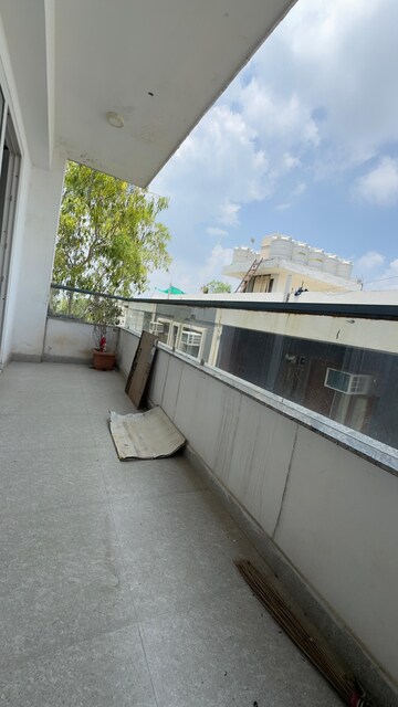 Balcony in 3 BHK Builder Floor at Palm Residency Chhatarpur, Chattarpur – for Sale
