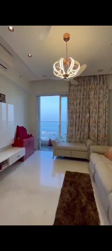 Living Room in 3 BHK Apartment at LnT Crescent Bay T3, Parel – for Rent