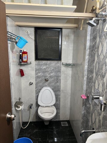 Bathroom in 2 BHK Apartment at Anand CHS Andheri East, Andheri East – for Rent