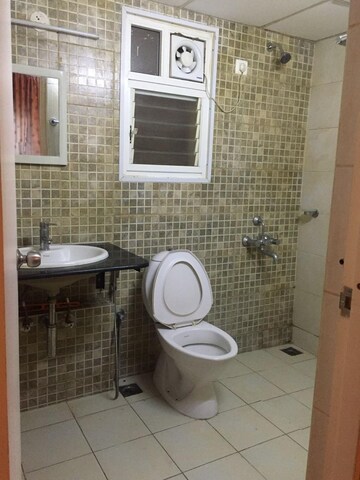 Bathroom in 2 BHK Apartment at Brigade Altamont, Hennur – for Rent