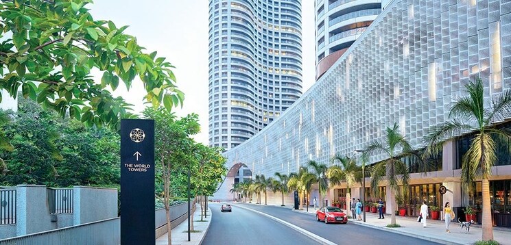 Exterior View, lodha-the-world-towers-world-one-tier-2 4 Bedroom 2712 Sq.Ft. Apartment In Worli Mumbai 9064083
