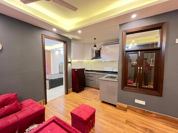 Living Room in 2 BHK Apartment at Saket – for Rent
