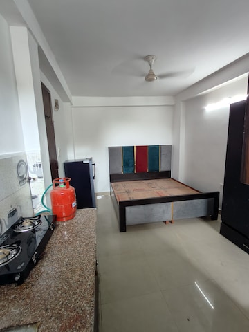 Living Room in 1 RK Builder Floor at Freedom Fighters Enclave – for Rent