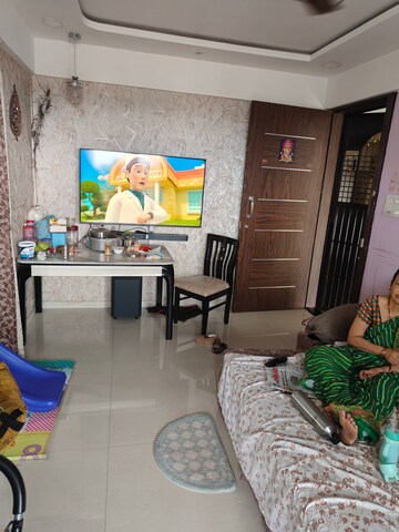 Living Room in 2 BHK Apartment at Jagtap Patil Engracia, Pimple Gurav – for Sale