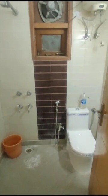 Bathroom in 3 BHK Builder Floor at Malviya Nagar – for Rent