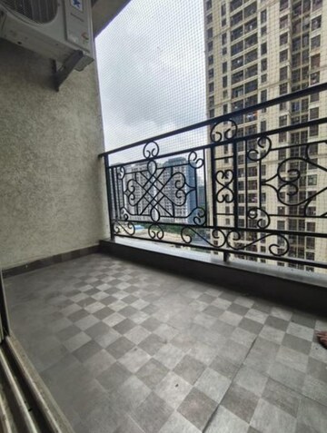 Balcony in 3 BHK Apartment at Larkins Pride Palms, Kolshet Road – for Rent