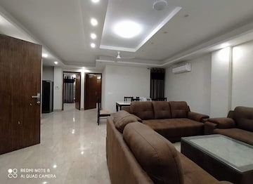 Living Room in 4 BHK Apartment at Saket – for Rent