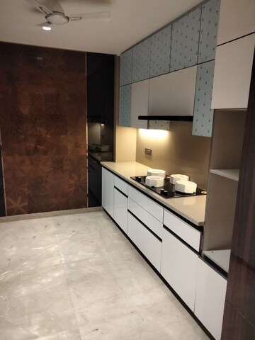 Kitchen in 4 BHK Builder Floor at Sushant Lok I – for Rent