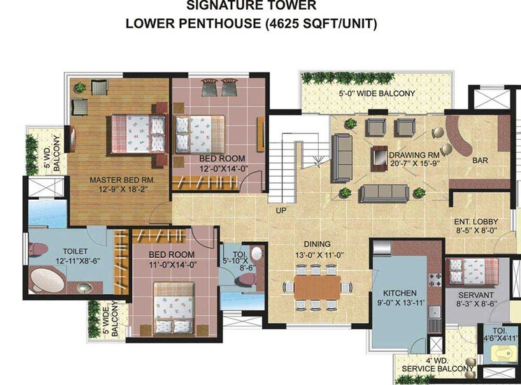 Master Plan, omaxe-spa-village 3 Bedroom 1211 Sq.Ft. Apartment In Sector 78 Faridabad 9064532