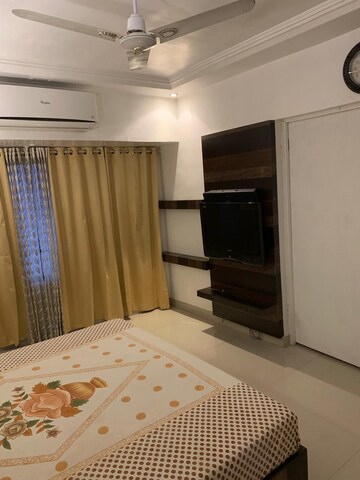 Bedroom in 3 BHK Apartment at Cosmic Heights, Bhakti Park – for Rent