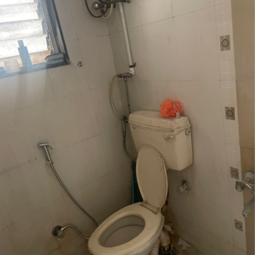 Bathroom in 2 BHK Apartment at Shree Manibhadra Wakad Centre, Bhagwan Nagar – for Rent