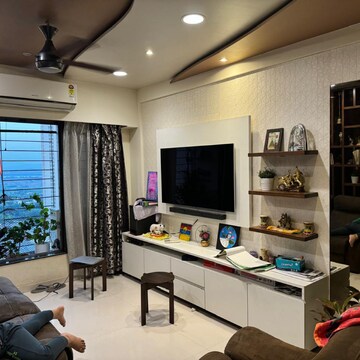 Living Room in 2 BHK Apartment at VR Bhoomi Acres G Wing, Hiranandani Estate – for Rent