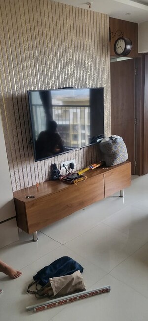 Living Room in 1 BHK Apartment at Chandak Nishchay, Borivali East – for Sale