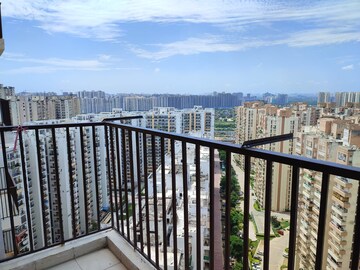 Balcony in 3 BHK Apartment at Panchsheel Greens, Sector 16 Greater Noida – for Rent