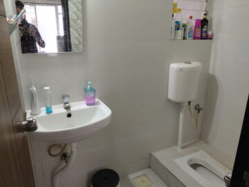 Bathroom in 2 BHK Apartment at Saptsiddh Savali Saffron, Keshav Nagar – for Rent