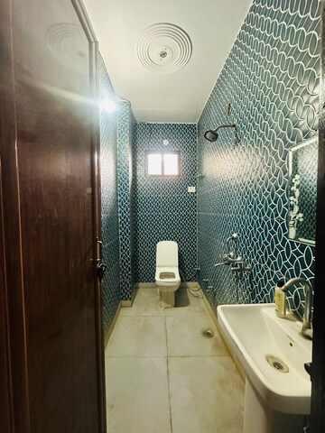 Bathroom in 2 BHK Builder Floor at Dwarka Mor – for Rent