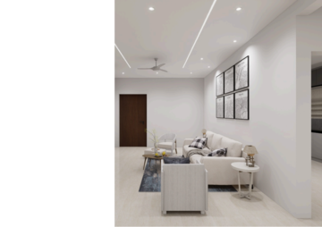 Living Room in 4 BHK Apartment at Prestige Beverly Hills, Kokapet – for Rent