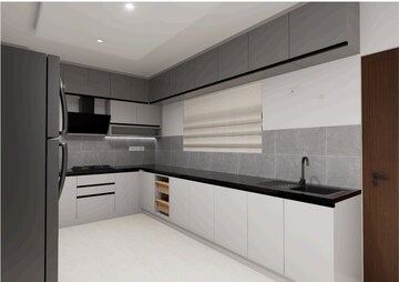 Kitchen in 4 BHK Apartment at Prestige Beverly Hills, Kokapet – for Rent