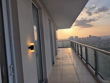 Balcony in 3 BHK Apartment at Mahindra Luminare, Sector 59 – for Rent