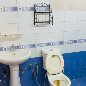 Bathroom in 3 BHK Builder Floor at Ambala Highway – for Sale
