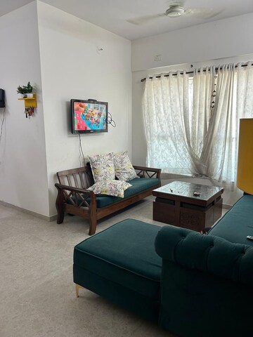 Living Room in 2 BHK Apartment at Romell Aether, Goregaon East – for Rent