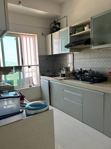 Kitchen in 2 BHK Apartment at Romell Aether, Goregaon East – for Rent