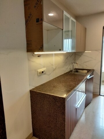 Kitchen in 2.5 BHK Apartment at Evershine Crown, Kandivali East – for Rent