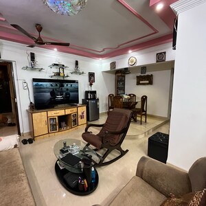 Living Room in 3 BHK Apartment at Rashmi Tanmay, Kanakia Road – for Sale