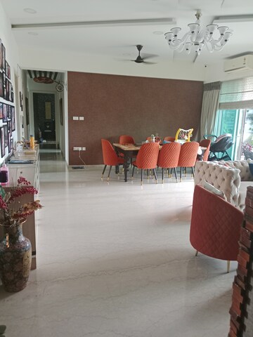 Living Room in 4 BHK Apartment at Windsor Grande Residences, Andheri West – for Sale