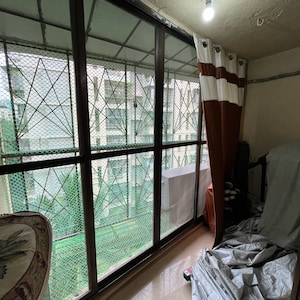 Balcony in 3 BHK Apartment at Rashmi Tanmay, Kanakia Road – for Sale