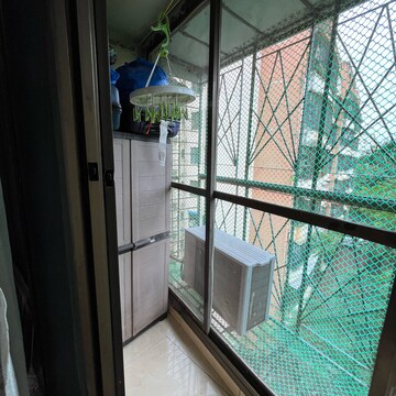 Balcony in 3 BHK Apartment at Rashmi Tanmay, Kanakia Road – for Sale