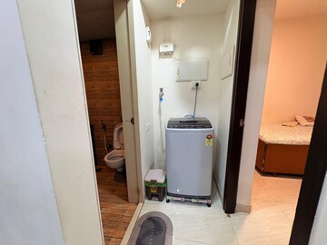 Bathroom in 1 BHK Apartment at Lodha Quality Home Tower 2, Majiwada – for Rent