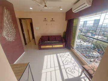 Living Room in 1 BHK Apartment at Bandra West – for Rent