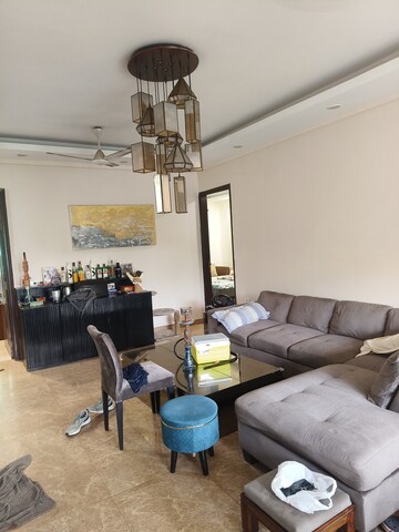 Living Room in 3 BHK Builder Floor at Vipul World Floors, Sector 48 – for Rent