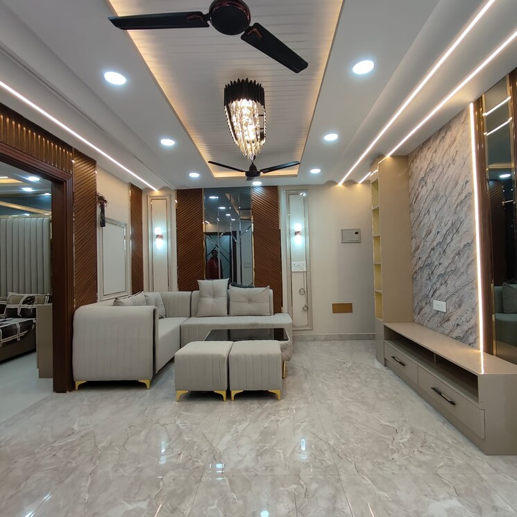 Living Room, dwarka mor 3 Bedroom 100 Sq.Yd. Apartment In Dwarka Mor Delhi 9065226