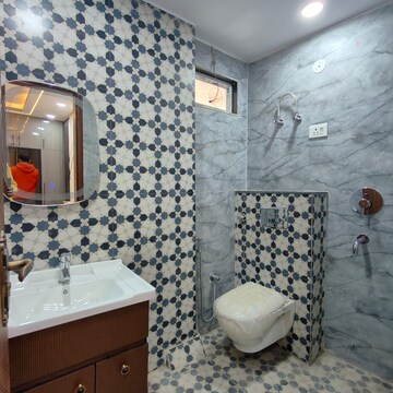 Bathroom in 3 BHK Apartment at Dwarka Mor – for Sale