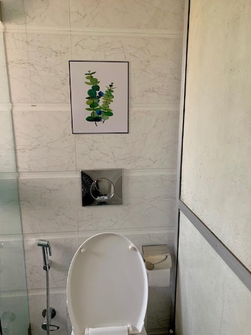 Bathroom in 3 BHK Apartment at Khar West – for Rent