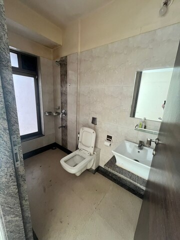 Bathroom in 3 BHK Apartment at Lakshmi Habitat, Chembur – for Rent