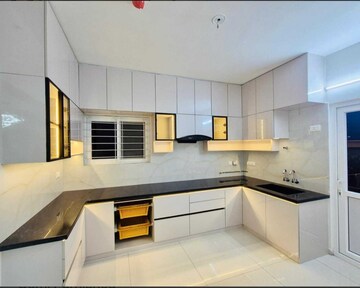 Kitchen in 3 BHK Apartment at Rajapushpa Provincia, Narsingi – for Rent