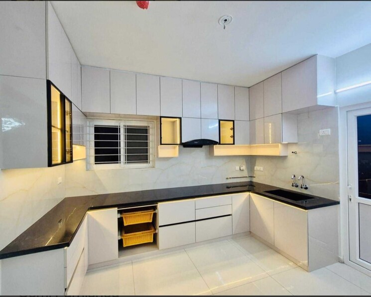 Kitchen, rajapushpa-provincia 3 Bedroom 2020 Sq.Ft. Apartment In Narsingi Hyderabad 9065575