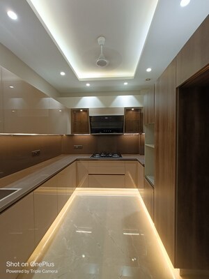 Kitchen in 3 BHK Builder Floor at Ansal Sushant Lok I, Sector 43 – for Sale