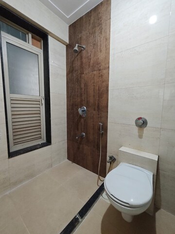 Bathroom in 3 BHK Apartment at Emerald Building, Chembur – for Rent