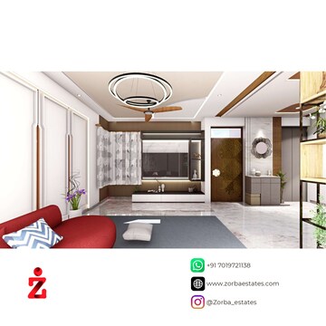 Living Room in 3 BHK Villa at Jp Nagar – for Sale