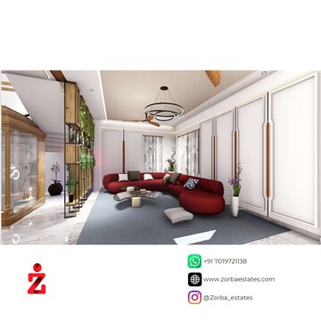 Living Room in 3 BHK Villa at Jp Nagar – for Sale