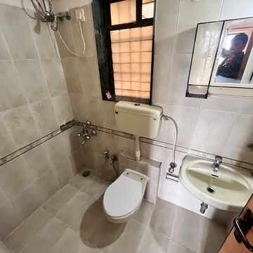 Bathroom in 2 BHK Apartment at Hubtown Akruti Orchid Park, Sakinaka 90 Feet Road – for Rent