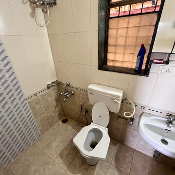 Bathroom in 2 BHK Apartment at Hubtown Akruti Orchid Park, Sakinaka 90 Feet Road – for Rent
