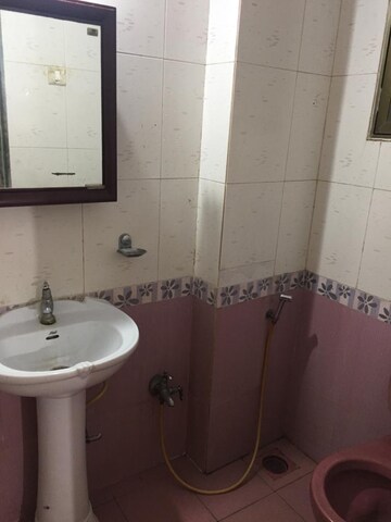 Bathroom in 2 BHK Apartment at Castle Rock Apartment, Bhakti Park – for Rent