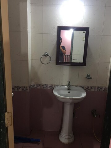 Bathroom in 2 BHK Apartment at Castle Rock Apartment, Bhakti Park – for Rent