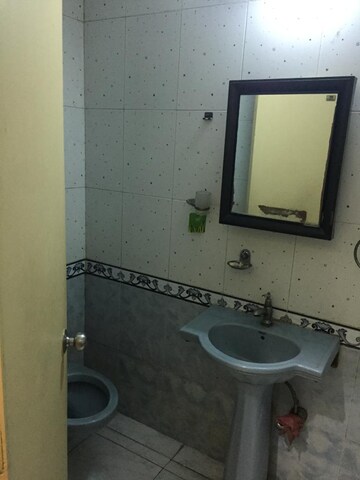 Bathroom in 2 BHK Apartment at Castle Rock Apartment, Bhakti Park – for Rent